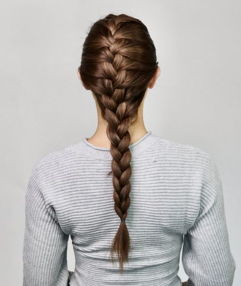 How to French Braid Your Hair: Step-by-Step Tutorial | POPSUGAR Beauty French Plait Hairstyles, French Braid Tutorial, How To French Braid, Braid Your Hair, Timeless Hair, French Braids Tutorial, French Braid Ponytail, Braided Hair Tutorial, Single Braid