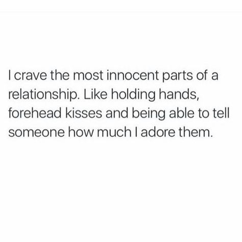 i crave the innocent parts. especially just holding hands. i have been craving small, sweet contact Flirty Banter, Affection Quotes, Hand Quotes, Small Quotes, Love My Man, Love Never Fails, Badass Quotes, Couple Quotes, Amazing Quotes