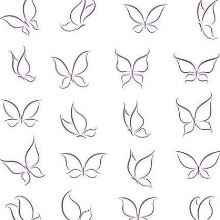 Butterfly Outline Tattoo, Outline Butterfly, Purple Butterfly Tattoo, Simple Butterfly Tattoo, Simple Tattoos For Women, Ankle Tattoo Designs, Butterfly Outline, Outline Tattoo, Ring Finger Tattoos