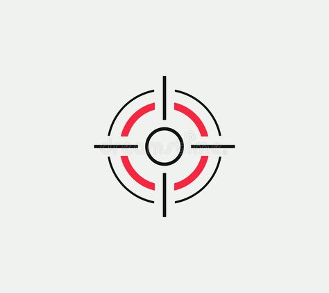 Target Logo Design, Aim Tattoo, Target Tattoo, Target Drawing, Aim Logo, Target Symbol, Target Sign, Bullseye Tattoo, Sewing Business Logo