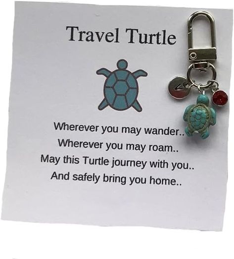 PRICES MAY VARY. Customized Design: Turtle travel keychains can be personalized with name and birth month. This means each keychain is unique and offers a personalized touch. Handmade & Vintage Style: Each Custom 3D turtle keychain is carefully handcrafted. Retro and nostalgic style. This keychain/ bag charm comes attached to a card with a Travel turtle card and the verse, it is an impressive and special birthday gift. Add Fun & Eye-Catching: Animal sea turtle keychain is suitable for many occas Turtle Bead Keychain, Keychain For Men, Travel Gift Ideas, Diy Handmade Gifts, Unique Gift Ideas, Key Chains, Turtle Keychain, Turtle Gifts, Turtle Birthday