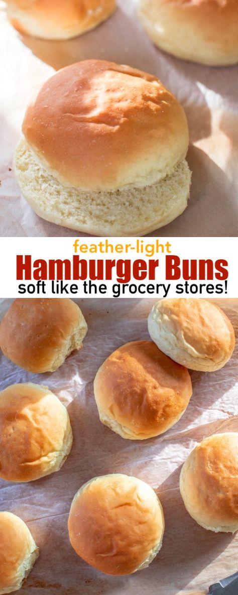 Soft Buns Recipe, Hamburger Buns Recipe, Homemade Burger Buns, Hamburger Bun Recipe, Homemade Hamburger Buns, Homemade Buns, Homemade Hamburger, Buns Recipe, Homemade Hamburgers