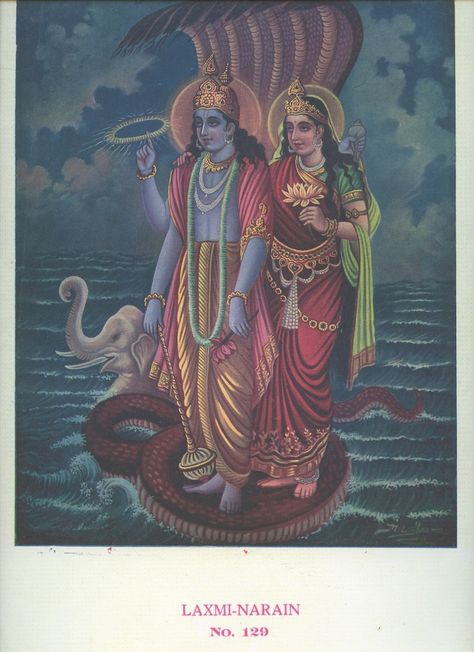 Laxmi Painting, Vishnu Painting, Vishnu God, Vishnu Laxmi, Vishnu Lakshmi, Coloring Paper, Vintage Art Paintings, Krishna Avatar, Lakshmi Images