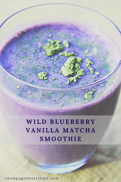 Matcha Drink Recipes, Smoothie Diet Plan, Matcha Smoothie, Matcha Drink, Matcha Recipe, Healthy Drinks Recipes, Wild Blueberries, Vegan Smoothies, Smoothie Shakes