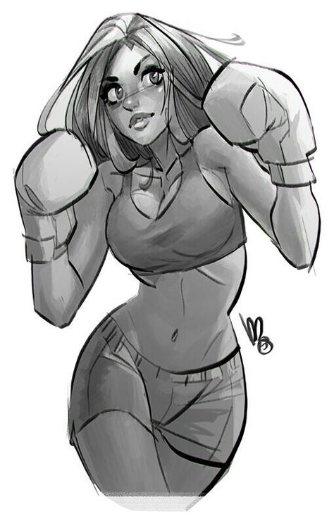 Girl fighting. Female Drawing, Boxing Girl, 캐릭터 드로잉, Poses References, Boxing Gloves, Character Design References, Drawing Poses, A Drawing, Design Reference