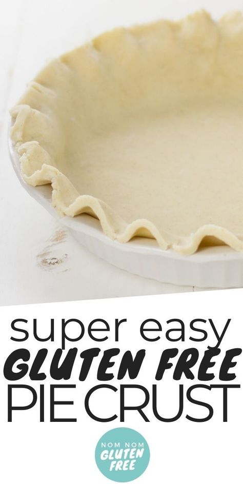 Easy Gluten Free Pie, Crust Recipe Easy, Gluten Free Pie Crust Recipe, Glutenfri Baking, Pie Crust Recipe Easy, Gluten Free Pie Crust, Gluten Free Pastry, Pie Crust Recipe, Gluten Free Thanksgiving