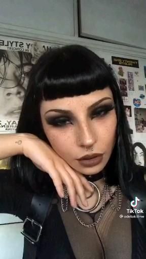 Makeup Tutorial [Video] | Emo makeup, Punk makeup, Edgy makeup Creepy Makeup, Punk Makeup, Alt Makeup, Swag Makeup, Cool Makeup Looks, Makeup Tutorial Video, Emo Makeup, Alternative Makeup, Edgy Makeup