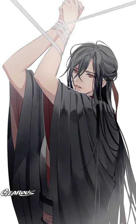 Wei Ying | Wei Wuxian | Yiling Laozu [12] From Pinterest, For Pinteresting, By A Pinterested. Wangxian Family, Byakuya Kuchiki, The Grandmaster, Heaven's Official Blessing, Handsome Anime, Cute Anime Guys, Swords, Anime Character