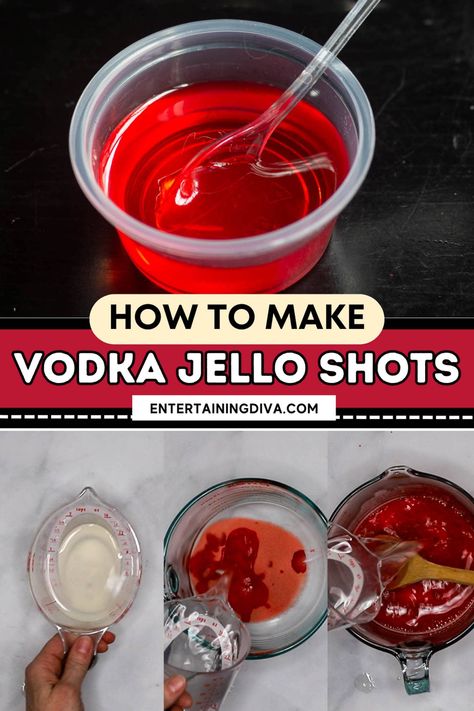 How To Make Vodka Jello Shots | Cocktails Svedka Jello Shots, Quick Jello Shots, Raspberry Jello Shots Recipes, Jell-o Shot Recipes, How To Make Jello Shots With Vodka, Jell-o Shot Recipe, How To Make Jello Shots, Jello Shot Recipes Vodka, Vodka Jello Shot Recipes