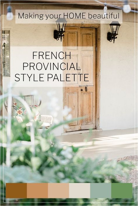 French Provincial Style Colour Palette French Provincial Interior Design, Australian Hamptons Style, French Provincial Modern, Modern French Provincial, French Country Color Palette, Provincial Decor, French Provincial Bedroom, French Country Colors, French Provincial Decor