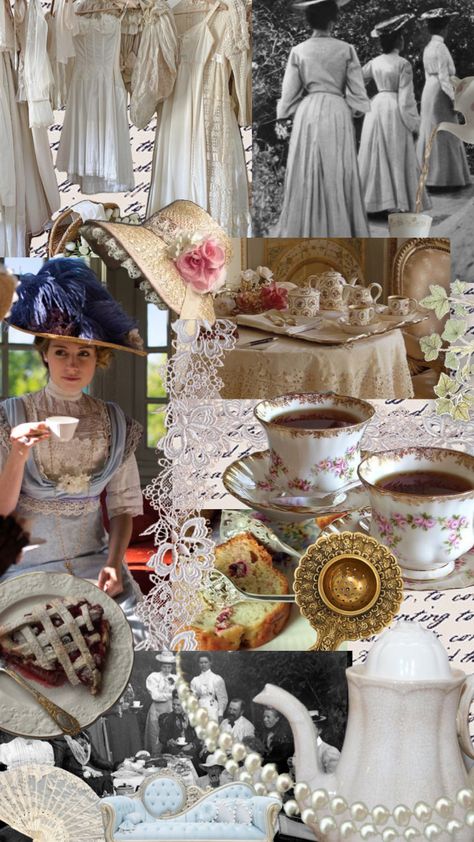 Victorian- Tea Time Victorian Party Games, Victorian Tea Party Ideas, Victorian Tea Party Outfit, 1800s Tea Party, Victorian Era Party, Victorian Birthday Party Ideas, Vintage Birthday Party Aesthetic, Victorian Tea Party Aesthetic, Victorian Birthday Party