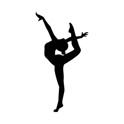 Gymnastics Backgrounds, Gymnastics Logo, Gymnastics Silhouette, Silhouette Dance, Dance Silhouette, Silhouette Sketch, Dancer Silhouette, Gymnastics Poses, Dance Dreams