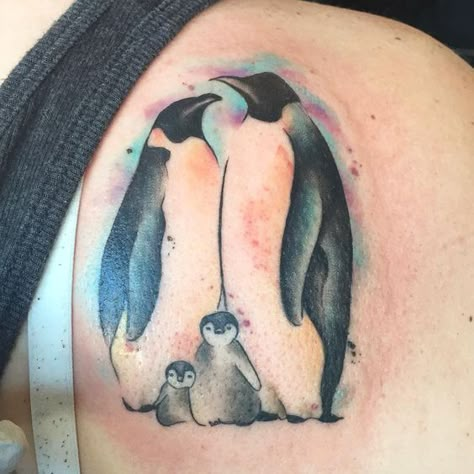 cool Top 100 penguin tattoo - http://4develop.com.ua/top-100-penguin-tattoo/: Penguin Tattoo Ideas, Penguin Tattoos, Penguin Tattoo, Tattoo On Back, Cool Chest Tattoos, Family Tattoo, Chest Tattoo Men, Baby Penguins, Baby Tattoos