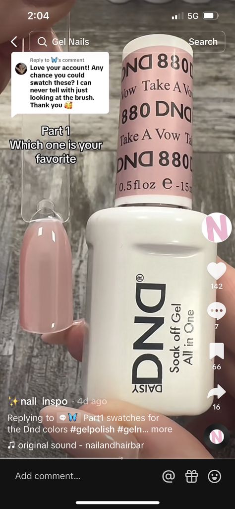 Dnd Gel Polish Colors Natural, Dnd Natural Pink Gel Color, Dnd Take A Vow 880, Dnd Pale Pink Gel, Dnd French Vanilla, Dnd Nail Colors Gel Polish Neutral, Pedicure To Match French Manicure, Dnd Gel Polish Colors Winter 2023, Dnd Light Pink