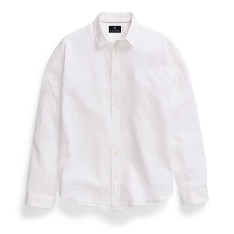 Essential for any man's wardrobe a pure linen/cotton white shirt, its versatile enough to go from work to a night out with friends. Pair it your favorite khakis or flat front shorts and you're ready.  Details  Regular fit, short length to wear untucked Casual/Business Casual Button Down Shirt Classic button down collar with concealed button enclosure Signature sleeve Machine wash cold inside out with like colors Tumble Dry Low and Remove Promptly or Hang Dry Do not bleach Blue Pants Men, Collar Shirt Men, Character Inspired Outfits, White Collared Shirt, Cuff Detail, Mens Button Up, Men's Wardrobe, Button Down Collar, Pure Linen