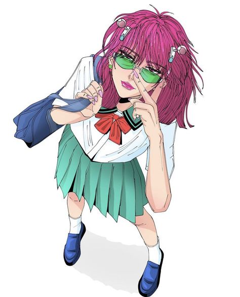 Saiki Genderbend, Kusuo Saiki Fanart, Female Saiki, Saiki K Oc, Saiki Cosplay, Best Comedy Anime, Kusuo Saiki, Psi Nan, Saiki K