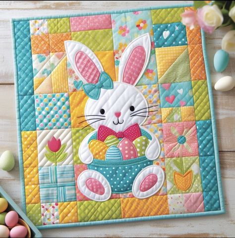 Easy Quilt Patterns For Beginners, Quilt Patterns For Beginners, Amish Quilt Patterns, Animal Baby Quilt, Boys Quilt Patterns, Patchwork Quilting Designs, Bunny Quilt, Baby Patchwork Quilt, Quilt Sewing Patterns