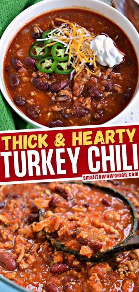 Ground Turkey Chilli, Ground Turkey Chili Recipe, Healthy Chili Recipe Turkey, Turkey Chilli, Ground Turkey Chili, Turkey Chili Crockpot, Ground Turkey Soup, Turkey Chili Healthy, Bean Chili Recipe