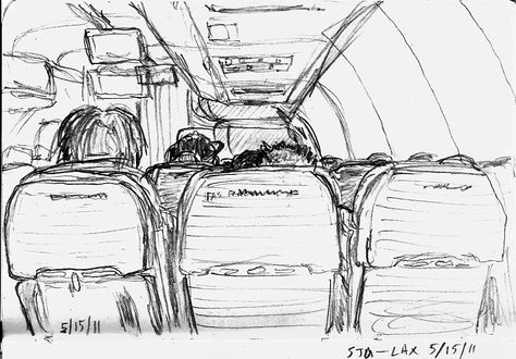 Traveling Sketch, Drawing What You See, Travel Drawing Ideas, Summer Sketches, Airplane Sketch, Sketch Note, Airplane Drawing, Travel Art Journal, Travel Drawing