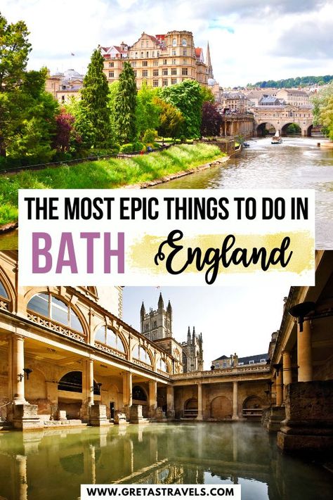 Traveling to Bath in England and wondering the best things to do in Bath? Bath is one of the prettiest towns in the UK, and in this post I will share with you all the best things to do in Bath, the main points of interest to see and best places to eat.  | Weekend in Bath England  | Bath Travel Guide | Places To Visit In Bath Uk, Bath Somerset England Uk, Bath London England, Bath United Kingdom, City Of Bath England, Things To Do In Bath England, Bath City England, Things To Do In Bath, Bath London