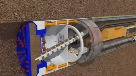 This is how a tunnel boring machine will burrow a viaduct under Seattle - Autoblog Tunnel Boring Machine, Doomsday Machine, Being Replaced, Drilling Machine, The Machine, Heavy Equipment, Puns, Seattle