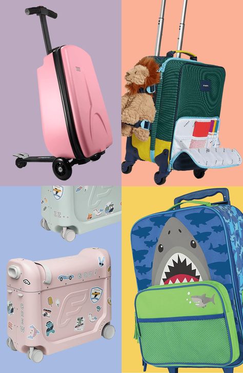 Say goodbye to bulky and boring bags. Discover the cutest, most practical and the best luggage for kids for all your family travels. Luggage For Kids, Kids Luggage Sets, Kids Travel Bags, Creative Easter Baskets, Best Travel Luggage, Rolling Duffle Bag, Best Luggage, Carry On Suitcase