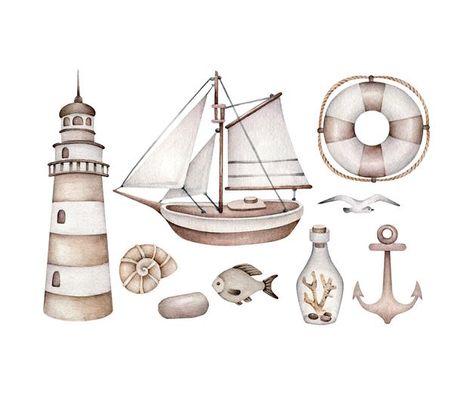 Nautical Stickers, Beach Elements, Peel N Stick Wallpaper, Sharpie Colors, Vintage Sea, Nursery Wall Stickers, Skirting Boards, Washable Paint, Wall Stickers Bedroom