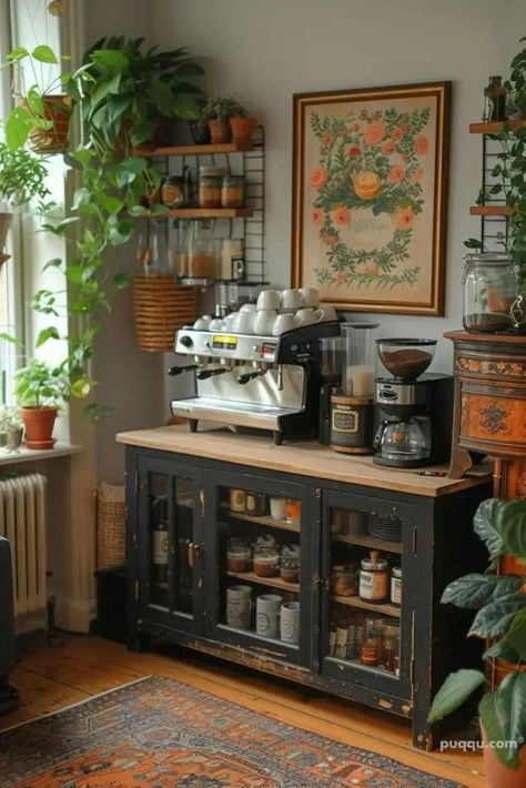 Coffee Bar Station Ideas, Home Coffee Bar Station, Bar Station Ideas, Coffee Bar Station, Bar Station, Coffee Nook, Home Coffee Bar, Coffee Bar Home, Coffee Corner