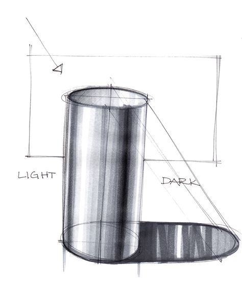 Inox Texture, Rendering Techniques, Sketching Tips, Texture Drawing, Music Drawings, Industrial Design Sketch, Sketches Tutorial, Sketch Markers, Marker Drawing