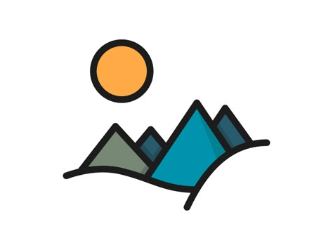 Mountain Icon Instagram Highlight, Divider Doodles, Mini Drawings Easy, Instagram Divider, Highlight Icons Instagram, Instagram Cool, Icons Instagram, Instagram Background, Small Drawings