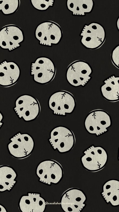 Cool Goth Wallpapers, Cute Spooky Lockscreen, Cute Skull Wallpaper Aesthetic, Vintage Wallpaper Computer, Cute Spooky Backgrounds, Cute Skull Wallpaper, Dark Mushroom Wallpaper, Cute Skeleton Wallpaper, Dark Computer Wallpaper