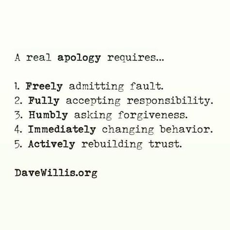 Real Apology, Now Quotes, Rebuilding Trust, Forgiveness Quotes, Marriage Advice, Good Advice, The Words, Great Quotes, True Quotes