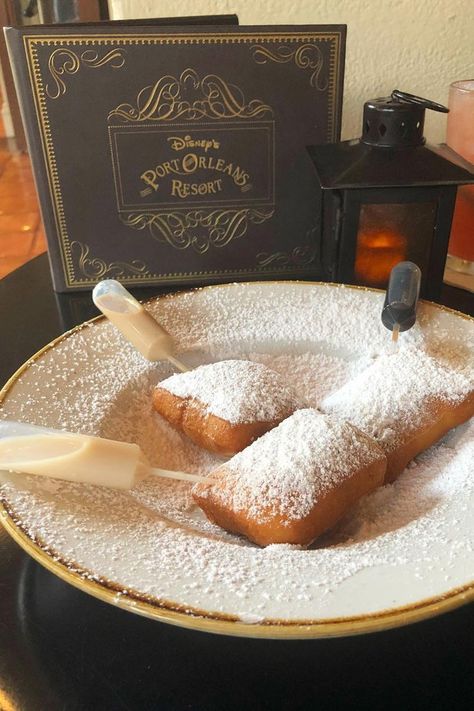 Filled Beignets, Best Disneyland Food, Disney Worlds, Disney Desserts, Disneyland Food, Disney Treats, Disney World Food, Disney Snacks, Food Goals