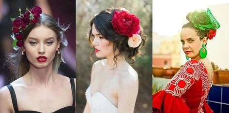 20 Incredible Spanish Hairstyles for Classy Women Havana Hairstyles, Havana Hair, Spanish Hair, Spanish Bride, Spanish Hairstyles, French Braid Buns, Italian Hair, Night Hairstyles, Single Braid