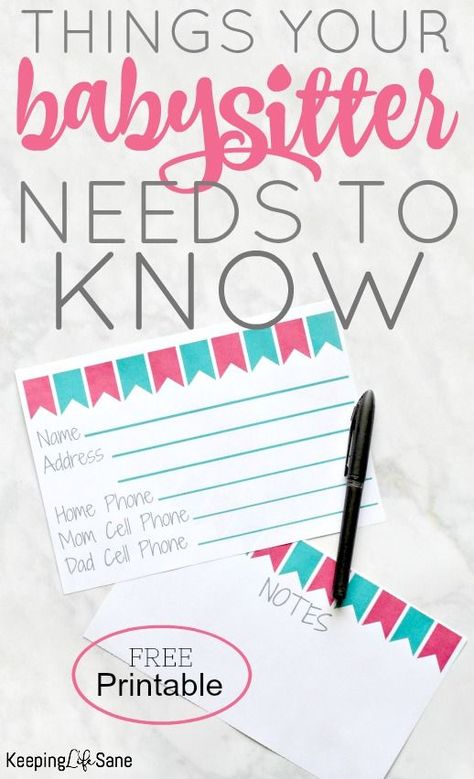 You may be wondering what things your babysitter needs to know before you leave the house & how to organize it all. Don't forget to grab this great printable too! #Babysitter #printable #freeprintable #babysitterprintable #parenting #kids Babysitter Printable, Parenting Hacks Teenagers, Fall Break, Budget Printables, Christian Parenting, Frugal Living Tips, How To Organize, Parenting Advice, Ways To Save