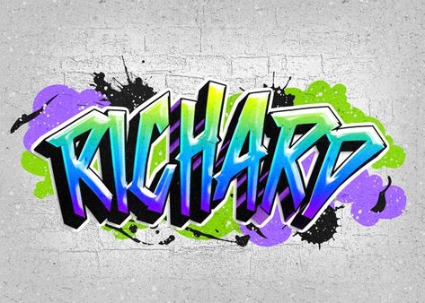 Custom Graffiti Name Poster Digital Art Different Styles | Etsy How To Do Graffiti, Art Different, Graffiti Name, Name Design Art, Graffiti Names, Best Graffiti, Graffiti Tagging, Graffiti Style Art, Graffiti Designs