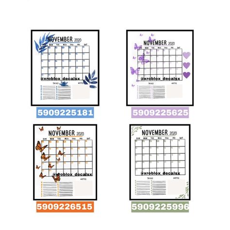 Roblox Decal Codes Calendar, Calendar Decal Bloxburg, Berry Avenue Decal Codes Pictures, Berry Avenue Decal Codes, Codes Pictures, Decal Bloxburg, Bloxburg School, Decals Bloxburg, Calendar Decal