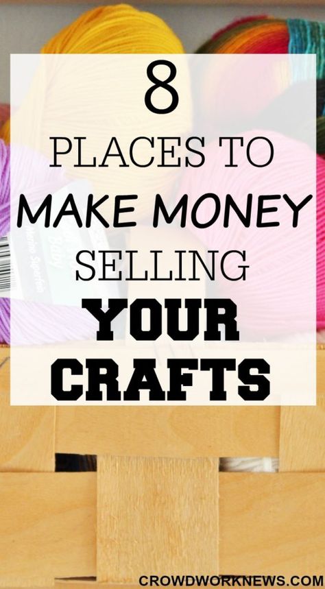 Selling Crafts Online, Diy Jewelry To Sell, Where To Sell, Selling Handmade Items, Sell Your Stuff, Online Selling, Money Making Crafts, Crafts To Make And Sell, Etsy Business