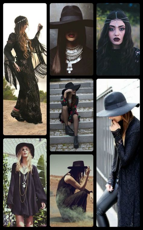 My Gothic Bohemian Style Picks for October #gothicboho #boho #bohemian #autumnboho #bohochic #goth #gothic Kawaii, Bohemian Style Inspiration, Gothic Bohemian, Dark Bohemian, Bohemian Goth, Hippie Goth, Bohemian Mama, Boho Witch, Style Inspiration Boho