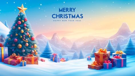 Free PSD merry christmas and happy new y... | Free Psd #Freepik #freepsd #holidays #background #christmas #vertical Background Natal Landscape, Christmas Ads Design, Noel Background, Poster Noel, Christmas 3d Design, Christmas Promotion Design, New Year Ads, Christmas Banner Design, Merry Christmas Post