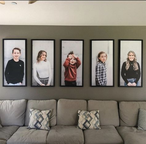 Family Photos Wall Decor, Picture Wall Living Room, Family Gallery Wall, Framed Signs, Gallery Wall Layout, Family Photo Wall, Photo Wall Decor, Family Wall Decor, Photo Wall Gallery