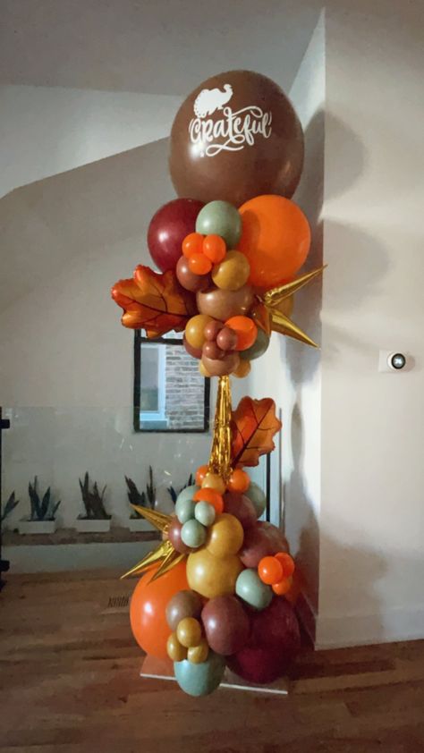 Jumbo Balloons — Rah Rah Rah Creative Studio Fall Decor Balloons, Thanksgiving Ballons Arch, Thanksgiving Balloon Columns, Thanksgiving Balloon Backdrop, Thanksgiving Balloon Bouquet, Fall Balloon Columns, Thanksgiving Decorations Balloons, Thanksgiving Balloon Arch, Thanksgiving Balloon Decorations