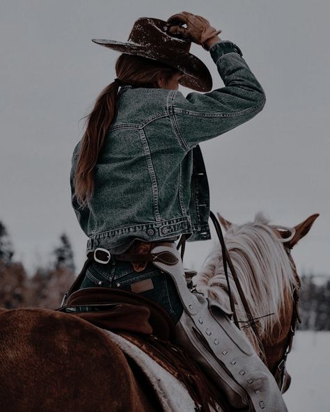 The Back, A Man, A Woman, Denim Jacket, Cowboy, White