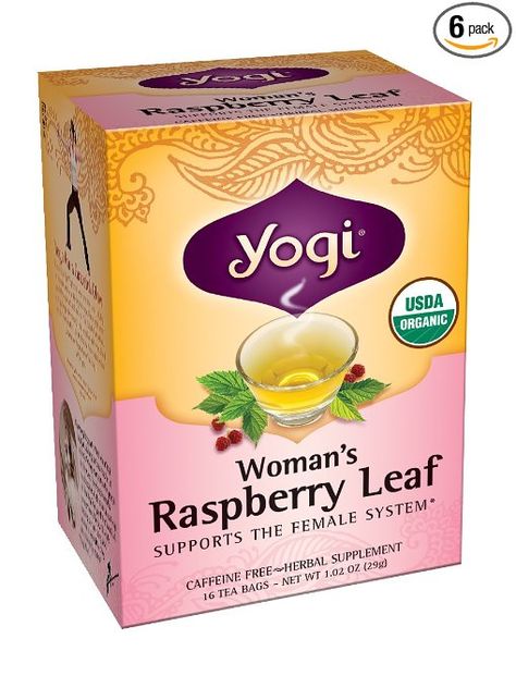 Yogi Herbal Tea, Woman's Raspberry Leaf, 16 Tea Bags Bedtime Tea, Raspberry Leaf Tea, Raspberry Leaf, Yogi Tea, Vanilla Spice, Passion Flower, Herbal Supplements, Caffeine Free, Detox Tea