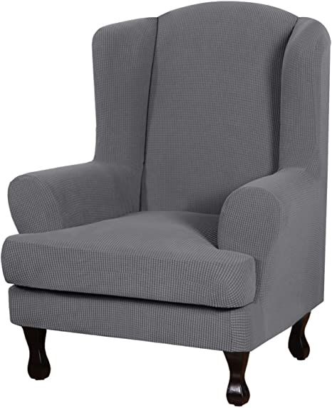 Grey Couch Covers, Chair Covers Slipcovers, Wingback Chair Covers, Chair Covers Slipcover, Wingback Chairs, Cover Furniture, Ottoman Slipcover, Armchair Slipcover, Seat Cushion Covers