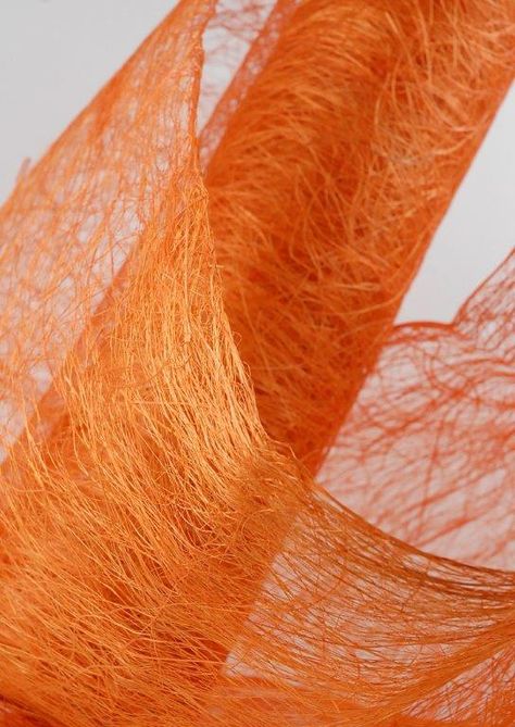 Abaca Fiber Orange Roll Natural 19in  x 10 yards Cute Fall Things, Abaca Fiber, Orange Roll, Faerie Costume, Industrial Glam, Fairytale Garden, Basket Art, Painting 101, Orange Rolls