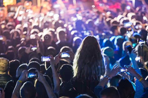 The silhouettes of concert crowd in front of bright stage lights by master1305. The silhouettes of concert crowd in front of bright stage lights. Concert of an abstract rock band#front, #bright, #stage, #silhouettes Photography Topics, Concert Crowd, Nightlife Party, Pictures People, Stage Lights, Sound Stage, Vector Graphics Design, World News Today, Cool Sports Cars