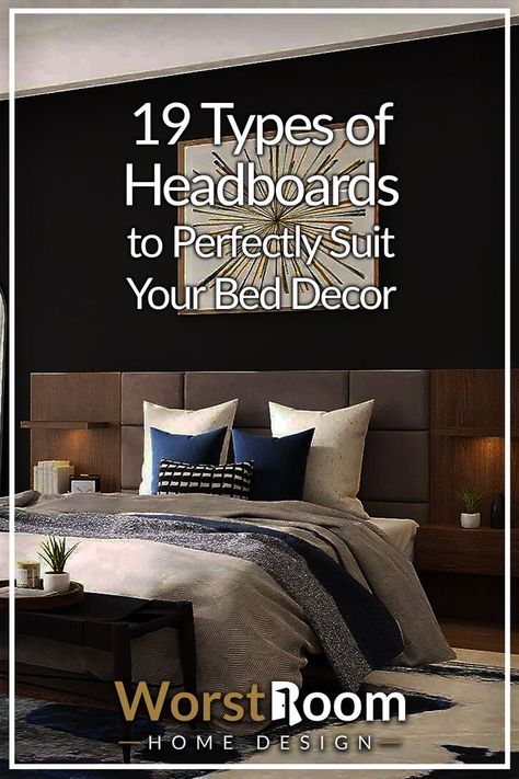 types of headboards King Headboards For Adjustable Beds, Headboard For Sleep Number Bed, Fur Headboard, Headboards For Adjustable Beds, Headboardless Bed Ideas, King Size Headboard Ideas, Bedroom No Headboard, Short Headboard, Unique Headboard Ideas