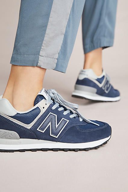 New Balance 574 Sneakers #ad #AnthroFave #AnthroRegistry New Balance 574 Sneakers, Shoes Sneakers Blue, Wide Sneakers, New Balance Trainers, Sneakers New Balance, Balance Trainers, New Balance Blue, Shoes New Balance, Nike Air Shoes