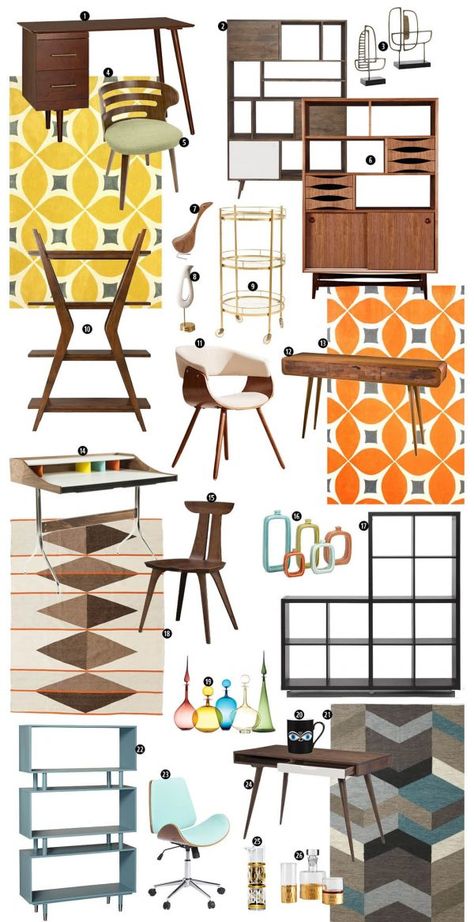 8 Signs Mid-Century Modern Decor is the Right Home Style for You • Little Gold Pixel • Click through to find out if you're compatible with Mid-Century Modern decor! Mid Century Modern Interior Design, Mid Century Interior, Mid Century Living, Mid Century Living Room, Mid Century Modern Living, Casa Vintage, Living Modern, Mid Century Modern Living Room, Mid Century Modern Interiors